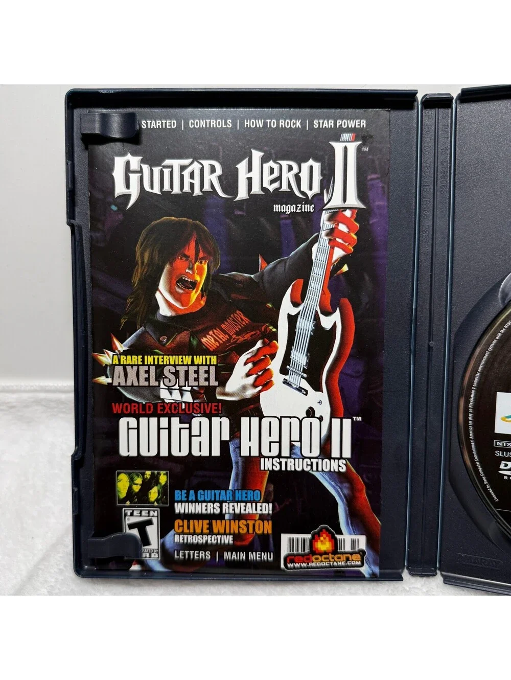 Guitar Hero II Sony PlayStation 2 PS2 Complete CIB Manual Black Label
